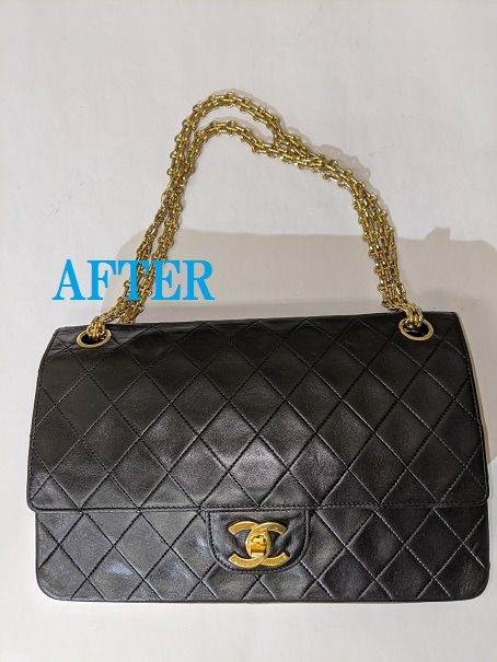 革研究所 東大阪店のCHANEL（シャネル）に関するカバン修理ビフォー