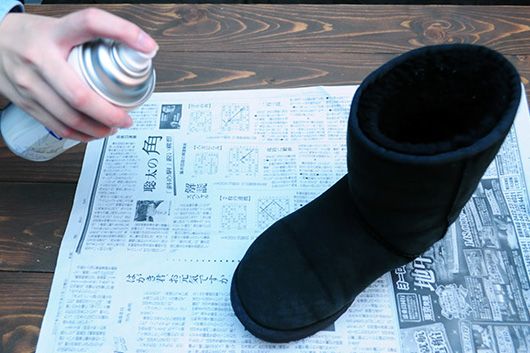ムートンブーツのお手入れ