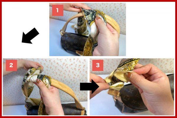 スカーフ結び方