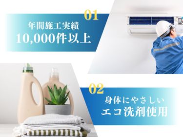 エアコンクリーニングACY 名古屋店のエアコンクリーニング(壁掛型
