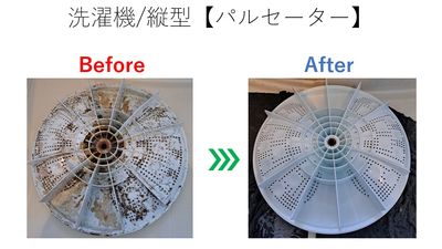 日本おそうじ代行会津若松慶山店の洗濯槽・洗濯機クリーニング[69970