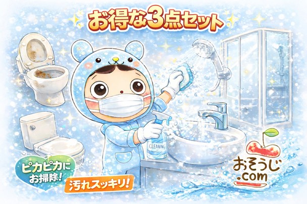 お子様やペットにも安心安全のエコ洗剤使用🌱3点