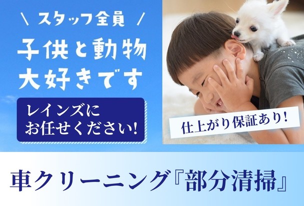 ★☆車内のシートまたは天井清掃☆★食べ物や飲み物等のシミ・ヤニ汚れキレイにします！